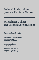 Sobre violencia, cultura y reconciliación en México