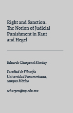Right and Sanction. The Notion of Judicial Punishment in Kant and Hegel