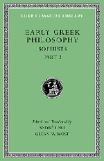 Early Greek Philosophy. Sophists, Part 2.