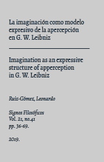 La imaginación como modelo expresivo de la apercepción en G. W. Leibniz